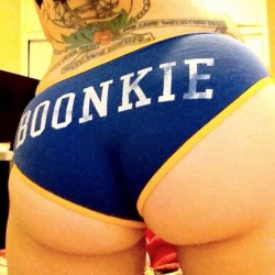 bootysmellgooddoe:  @hustleandsew boonkie in her boonkie undies available at www.BOOTYSMELLGOODDOE.com #BSGD 