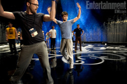 sir-potter:  danradconfessions:  Daniel, Joseph and Seth rehearsing for the Oscars.  Training for the ballet, Potter. 