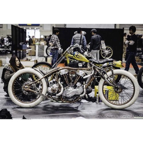 crcooperphotography:  One of many things that blew my mind is the attention to detail….for one day! Owner and I assume wife, sitting quietly and patiently polishing the living hell out of the tiniest of nuts and bolts. #crcooperphotography #mooneyes