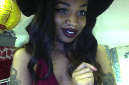 lastlips:That one time I looked nice with dark hair. IG@christinapokuDo you ever get that thing, whe