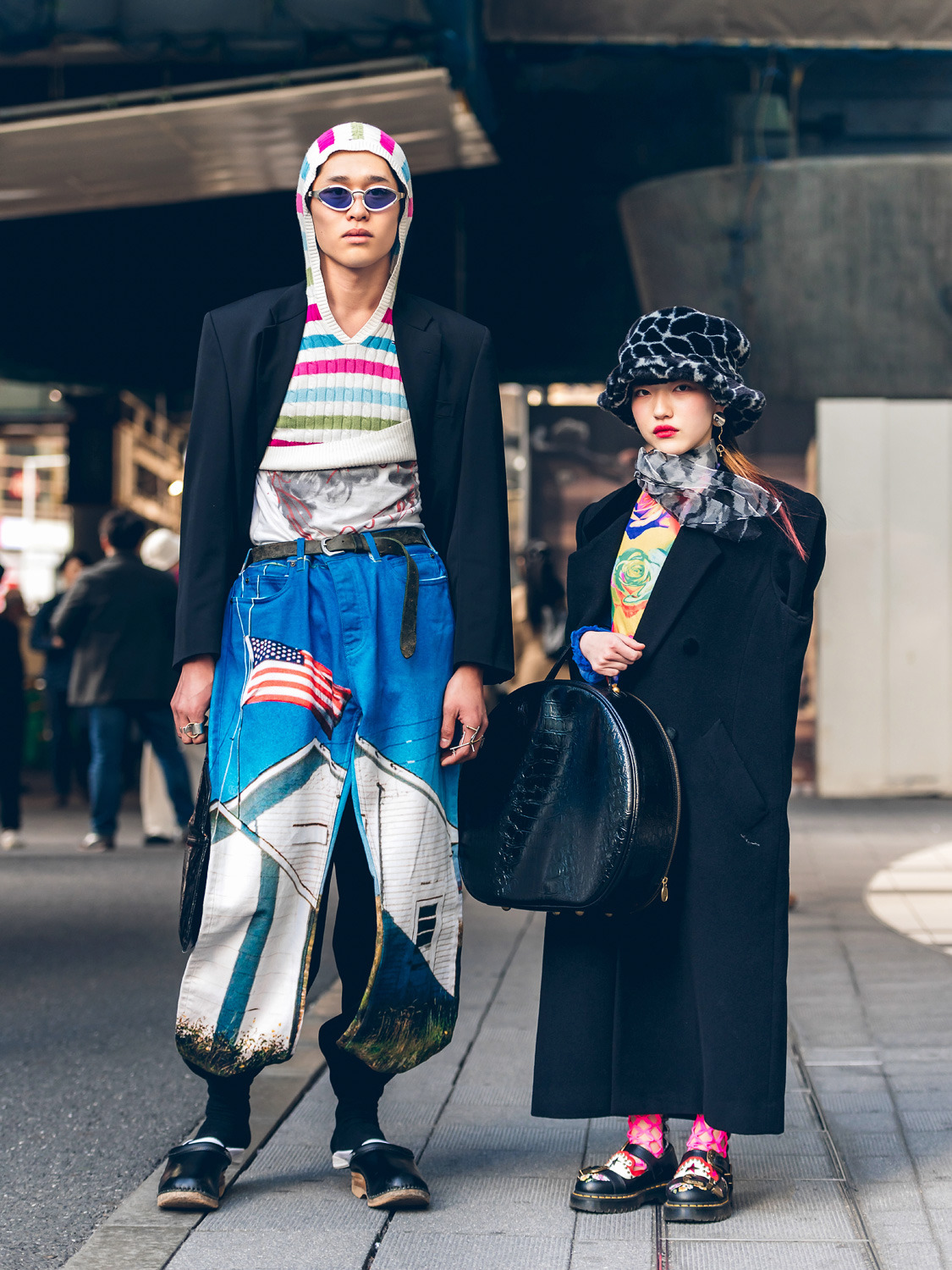 tokyo-fashion:  Tokyo Fashion Week Day 3 Street Snaps shot for Vogue USA. We are