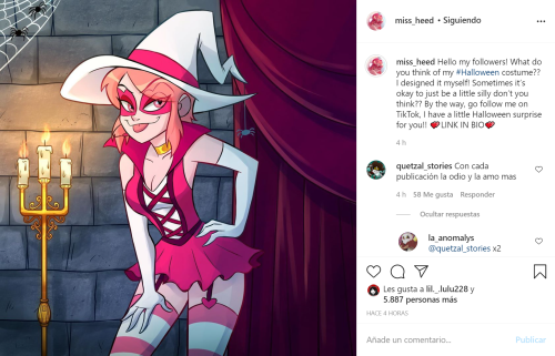 nightfurmoon:  New post from Miss Heed’s instagram AND TikTok! I’ll be putting the TikTok in another post!Source of the instagram post below