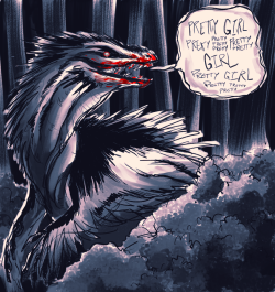 coelasquid:  Bird raptors wandering though