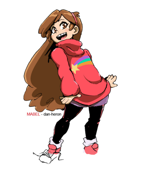 dan-heron: dan-heron:  Gravity Falls’ Mabel, colors for an old pic I remember I drew the outfit from memory, so it’s a bit off, I’ll get something closer to the original later on  day reblog 