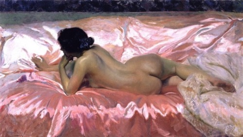 Nude Woman, Joaquín Sorolla y Bastida, 1902.  