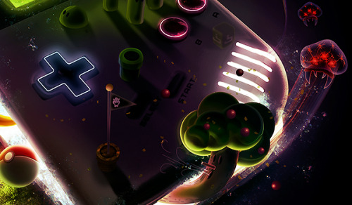albotas:  Game Boy - Adventure Awaits Check out this beautifully rendered Game Boy illustration by A