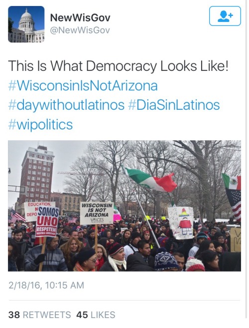 flowersinmyphro:elpajaromasnalgon:izzy-strummer:What would a day be like without Latinos?Madison wil