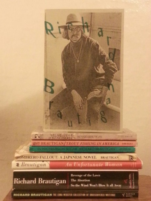 Recieved a new edition to my brautigan library today! Uncollected poetry, collected! A wonderful boo