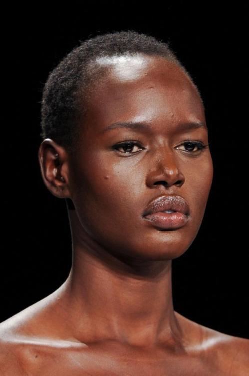 ibiza-travel-guide-deactivated2:  Ajak Deng Dennis Basso F/W 14/15 New York 