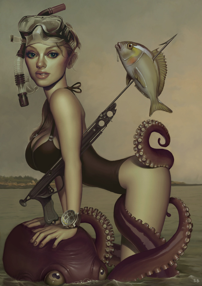 artover9000:  Sashimi’s revenge by Serge Birault (PapaNinja) site blog tumblr cghub