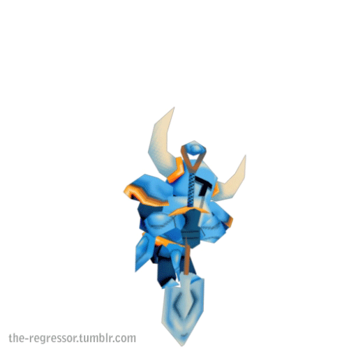 the-regressor:  64-bit Shovel Knight  Please view the Sketchfab render here   
