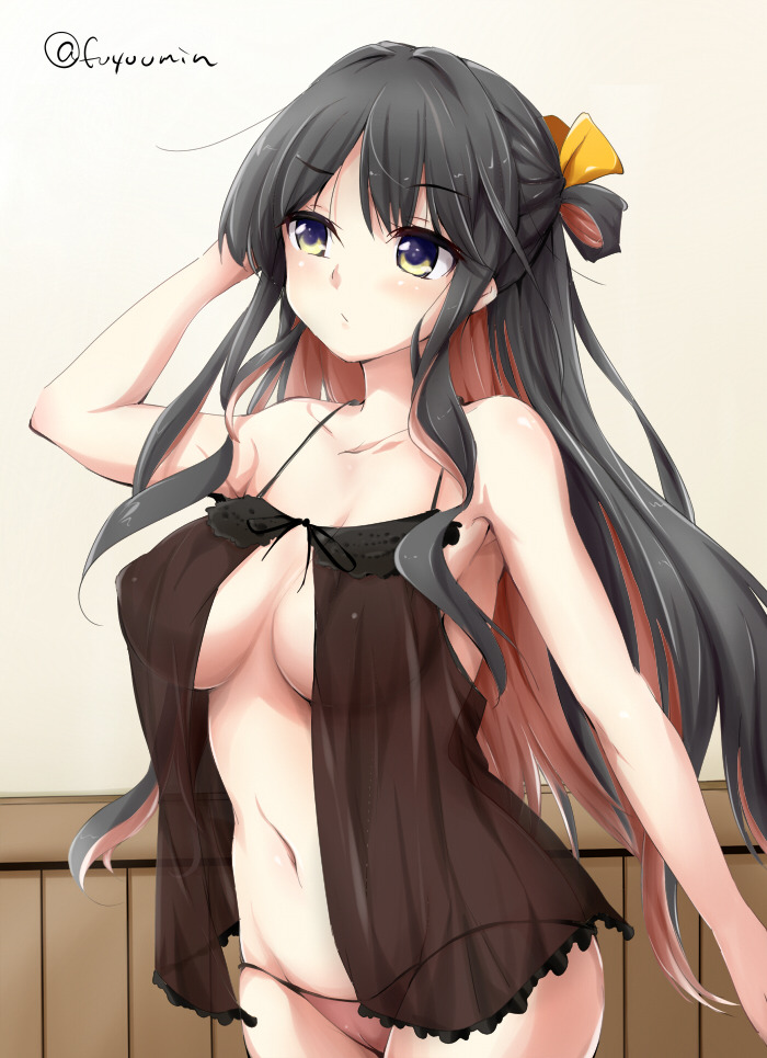 naganami (kantai collection) drawn by fuyu mi - Danbooru
