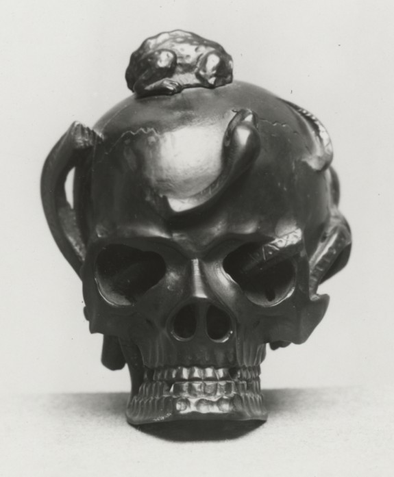 miscellaneous-art:
“ Flask in the Form of a Skull (Flanders), 1600-1650, Walters Art Museum
”