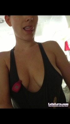 Lip licking #cleavage :) http://www.lelulove.com