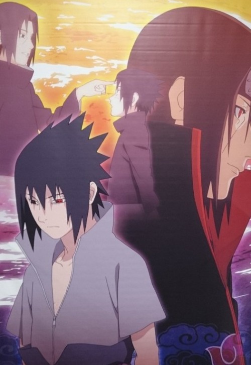 uchihasasukerules:Itachi Uchiha and Sasuke Uchiha || Official images of calendars  