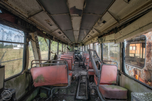 urbanrelicsphotography: WATTMANThis still active tram depot was built in 1915. There is not much lef