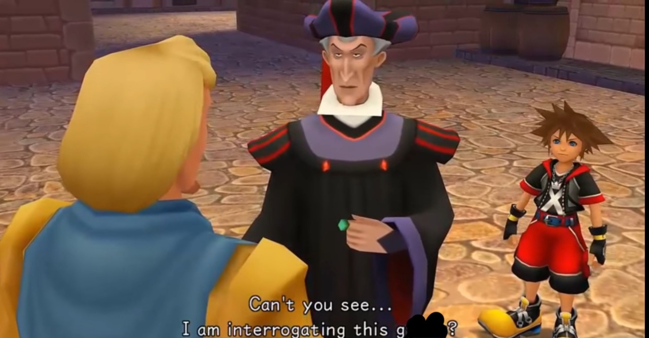 fucktheflagandfuckyou:grungeseamonster:saturnsocoolioyep:oldbaton:Frollo said listen
