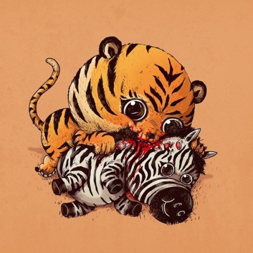 XXX jedavu:  Adorable Yet Morbid Illustrations photo