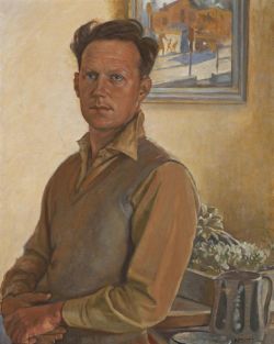 somanyhumanbeings:  Harold Abbott, Self Portrait (1946)