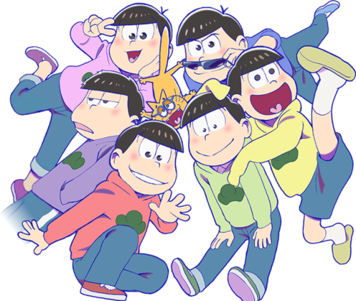 gyozamatsu:An Osomatsu. A Karamatsu. A Choromatsu. An Ichimatsu. A Jyushimatsu. A Todomatsu. Please 