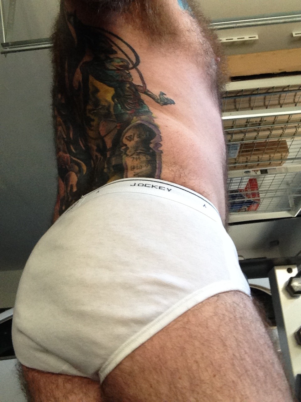 pupsunderwearpics:  More Pup in Classic Jockey 