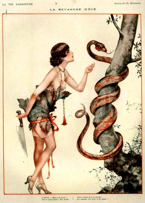 Chéri Hérouard (1881-1961), ‘La Revanche D'Eve’ (Eve’s Revenge), from “La Vie Parisienne”, 1927