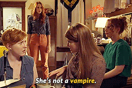 girltirl:“There’s no such thing as vampires. She’s a light averse octogenarian wit