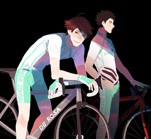ohprcr:  So about the bicycle swap I did before.  Also I really wanna let Iwa get a Bianchi because he’s got same seiyuu as Arakitty bUT YP version 