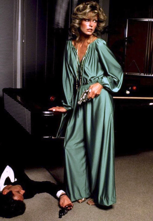 Farrah Fawcett in the first season of Charlie’s Angels. (1976)