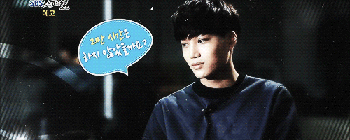 kaiptivated:  78/∞ gifs of Jongin: Being adorably cute while getting interviewed 