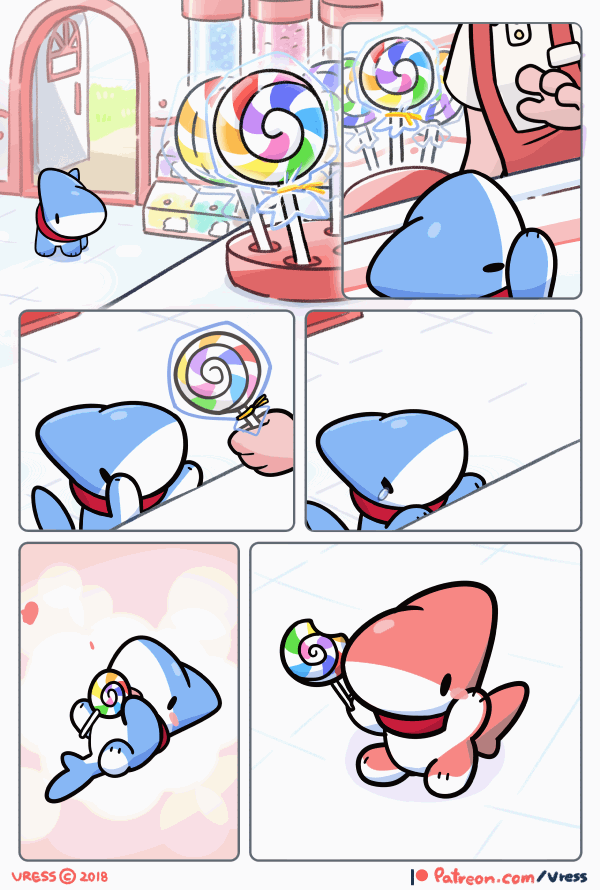 vress-shark:  Rainbow Candy!🌈🍭🍭🍭