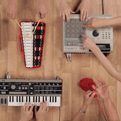 bushdog:  Disembodied hands make music together in 20syl’s Kodama music video