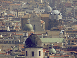 napolisclera:  Naples, ItalyDomes…?  Domes acting like the animated tilesets in SMB3&rsquo;s world maps.