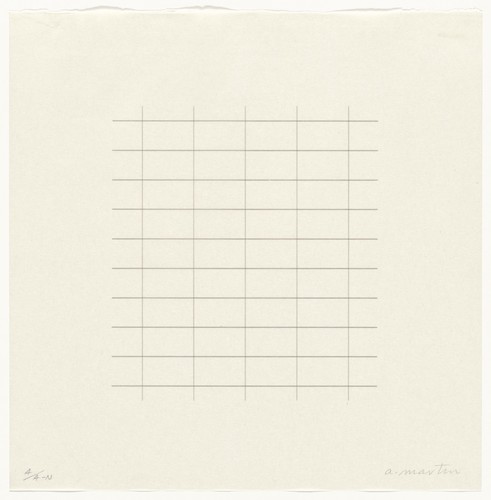 agnes-martin: Untitled from On a Clear Day, Agnes Martin, 1973, MoMA: Drawings and PrintsGift of the