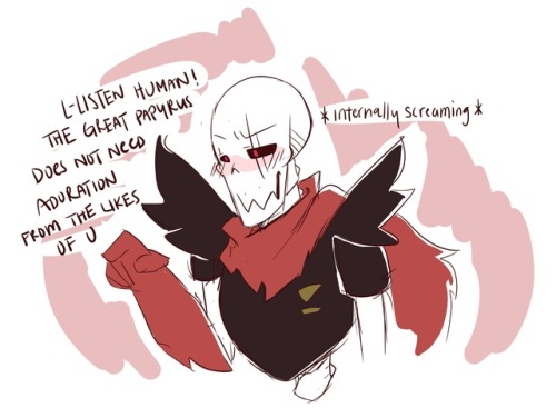 flirt with papyrus (inspired by blackggggum’s comic: here)