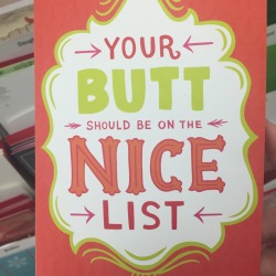 lexlifts:  Look they made a card just for