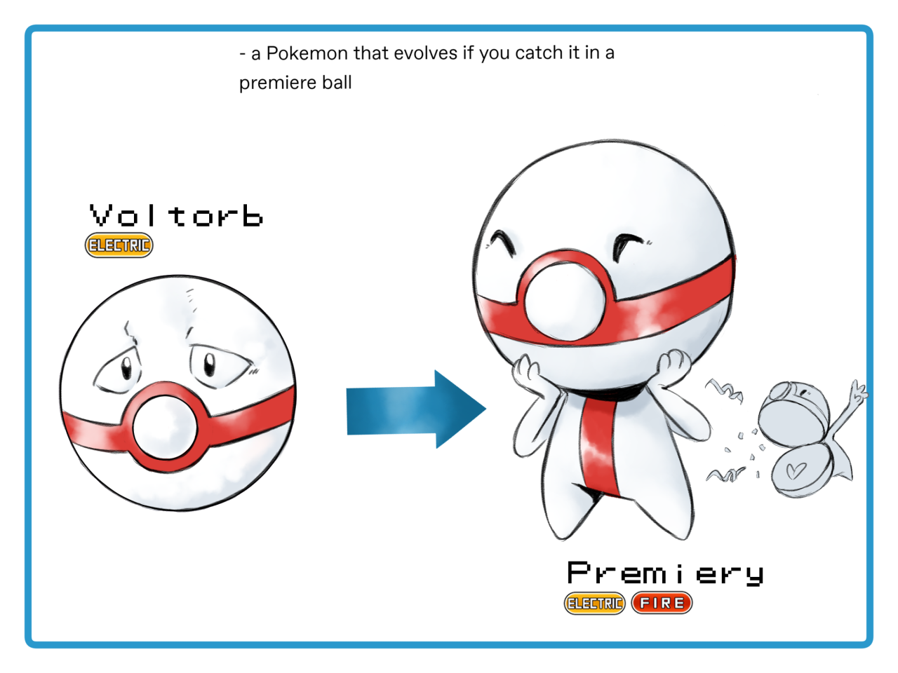 EVOLUTION] Voltorb evolving into Electrode in Pokemon Go 