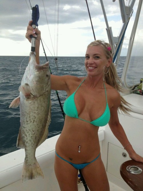 Girls who fish are so sexy adult photos