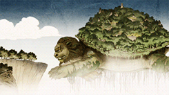 korralogy:   Avatar Wan + Lion Turtle      