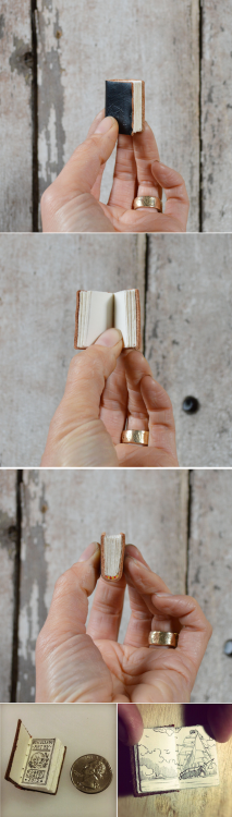 culturenlifestyle: Beautiful Coptic Journals &amp; Book Necklaces From Reclaimed Materials by Pe
