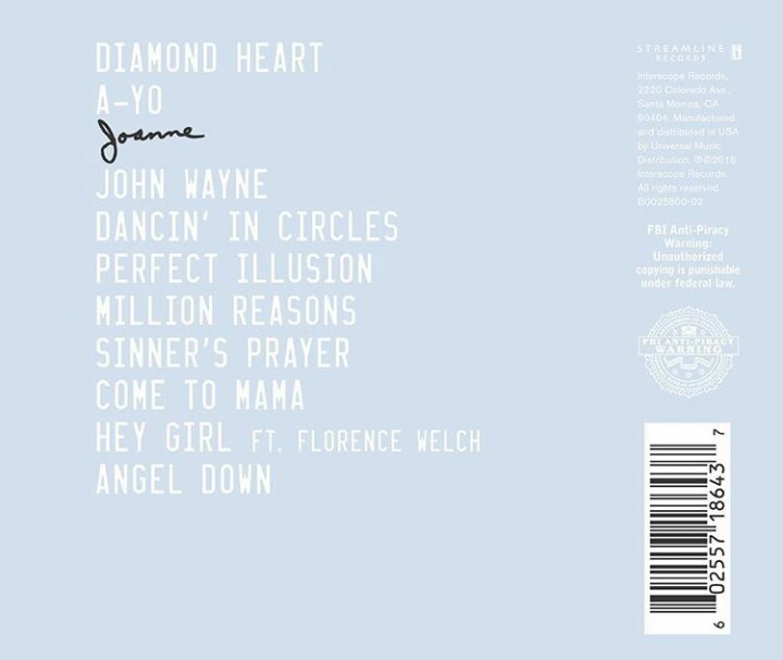 lg5ishere:    LADY GAGA / JOANNE / OCT 21  