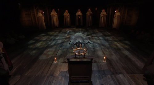 fyeahshakespeare: hamsterfur: The opening scene of the RSC’s current production of Henry IV Pa