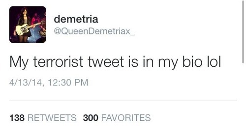 TEENAGE GIRL TWEETS TERRORIST THREAT TO AIRLINE AND BRAGS ABOUT HOW MANY FOLLOWERS