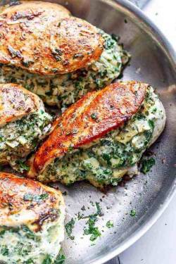 hoardingrecipes:    Spinach Artichoke Stuffed