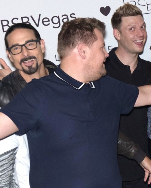 keepitmovinshawty: dontwantyouback: Backstreet Boys and James Corden You might have to start cutting