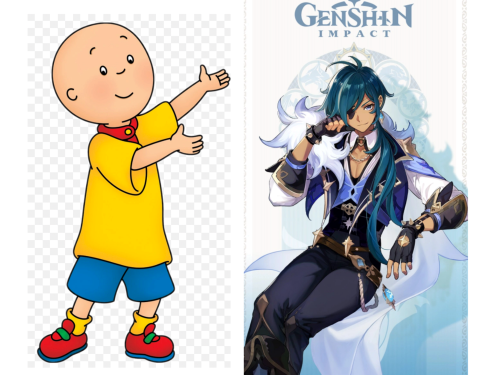 Did My Friend Really Say That Caillou And Kaeya Were Similar Enough,