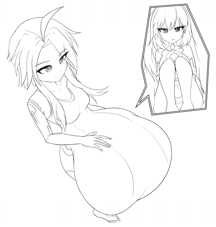 For this month Black Vivio requested White Heart (Neptunia) having made a treat out