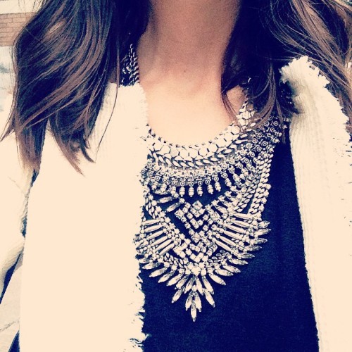 officialstyledotcom: the coolest necklace that has EVER graced my neck thanks to the coolest designe