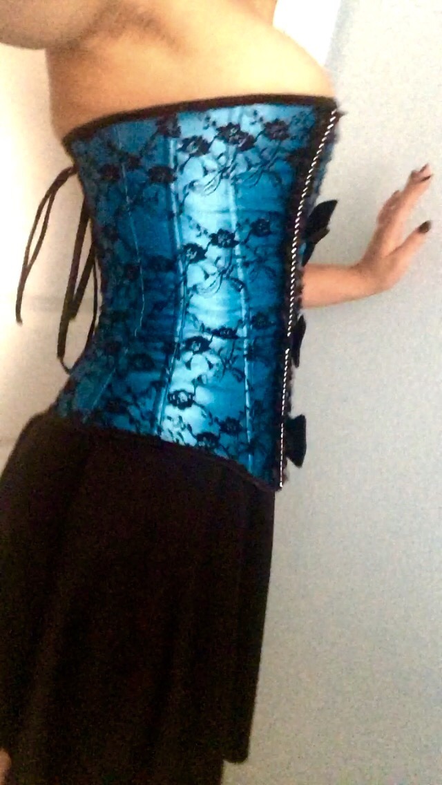 kinky-little-nerd:  I never posted pictures of my favorite corset before, so here