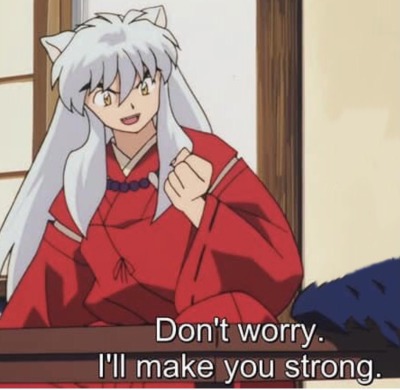 XXX hanyomiko:Imagine Inuyasha training his daughter photo